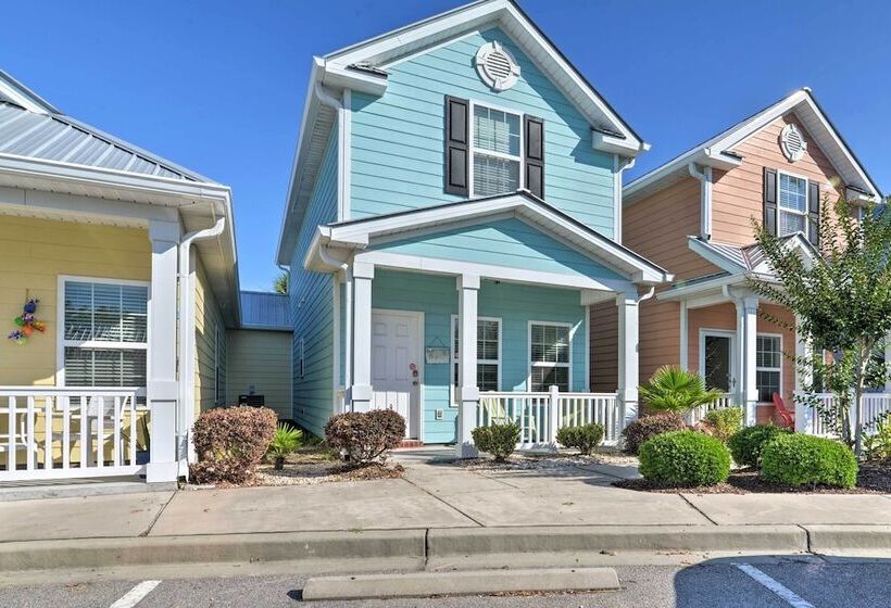 Myrtle Beach Cottage W/ Pool, Walk To Ocean!