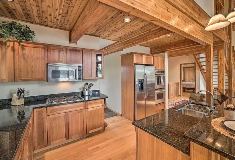 Waterfront Cottage W/ Fishing Dock & Fireplace!