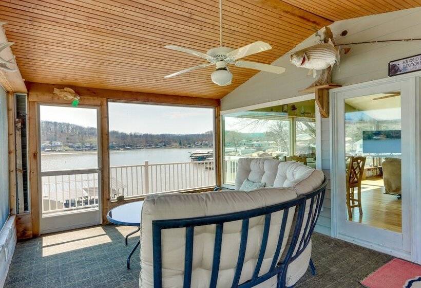Waterfront Lake Of The Ozarks Home W/ Private Dock