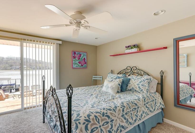 Waterfront Lake Of The Ozarks Home W/ Private Dock