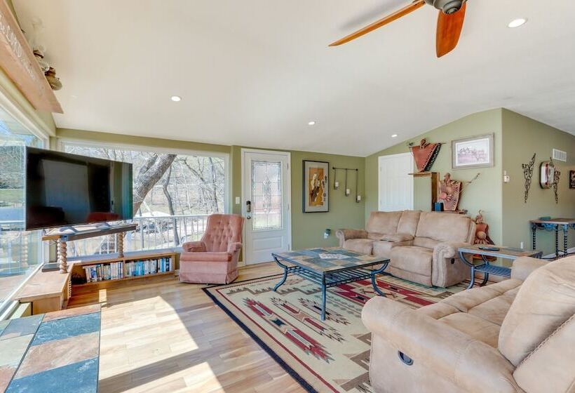 Waterfront Lake Of The Ozarks Home W/ Private Dock