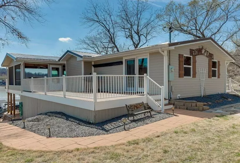 Waterfront Lake Of The Ozarks Home W/ Private Dock