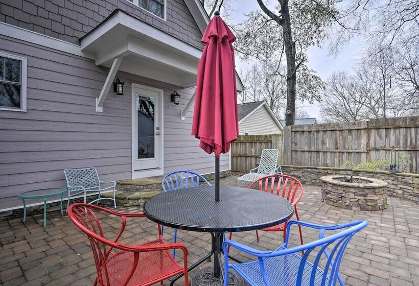 Chic, Central Downtown Duplex ~ 1 Mile To Duke!