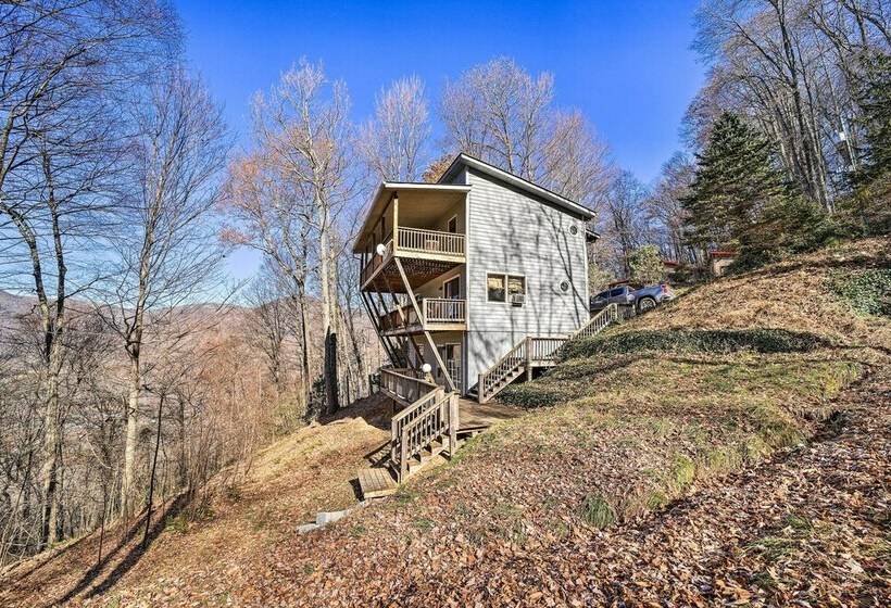 Gorgeous, Sundappled Maggie Valley Cabin