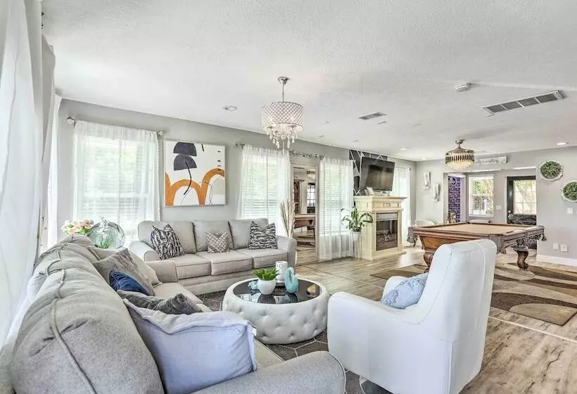 Luxe Florida Home On 3 Acres ~ 5 Mi To Beach!