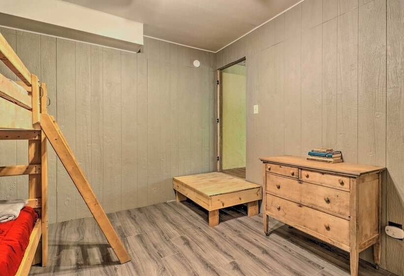 Deck + Game Room: Lakefront Landrum Cabin!