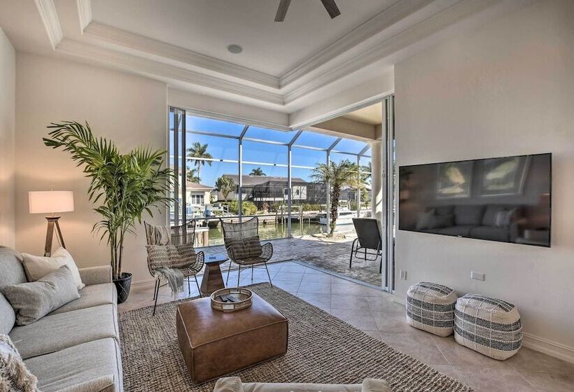 Luxury Island Oasis W/ Pool & Dock, 1 Mi To Beach!