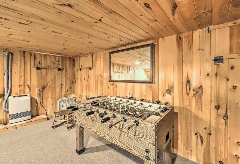 Quiet Waterfront Cabin W/ Dock, Game Room, Hot Tub