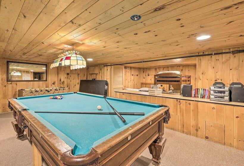 Quiet Waterfront Cabin W/ Dock, Game Room, Hot Tub
