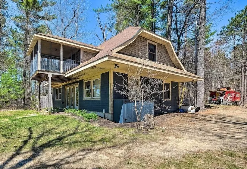 Quiet Waterfront Cabin W/ Dock, Game Room, Hot Tub