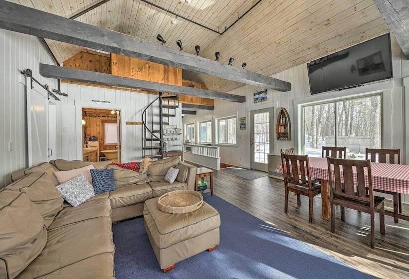 Quiet Waterfront Cabin W/ Dock, Game Room, Hot Tub