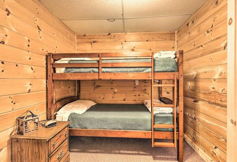 Quiet Waterfront Cabin W/ Dock, Game Room, Hot Tub