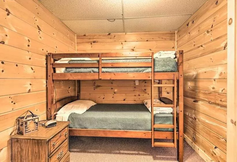 Quiet Waterfront Cabin W/ Dock, Game Room, Hot Tub