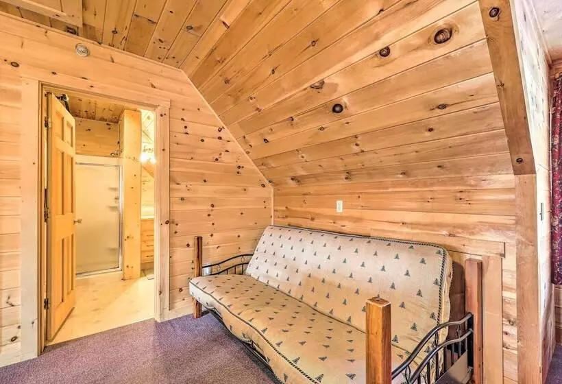 Quiet Waterfront Cabin W/ Dock, Game Room, Hot Tub