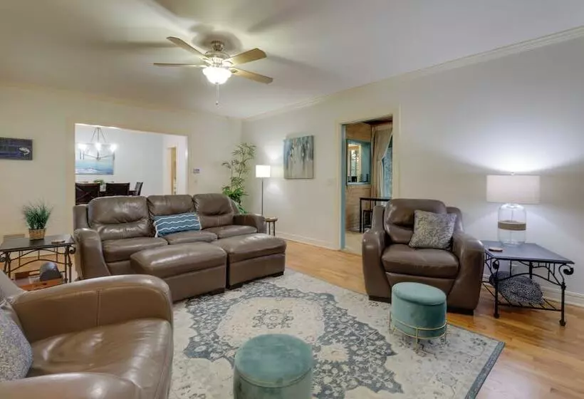 7 Mi To Lake Eucha: Home W/ Game Room In Jay!