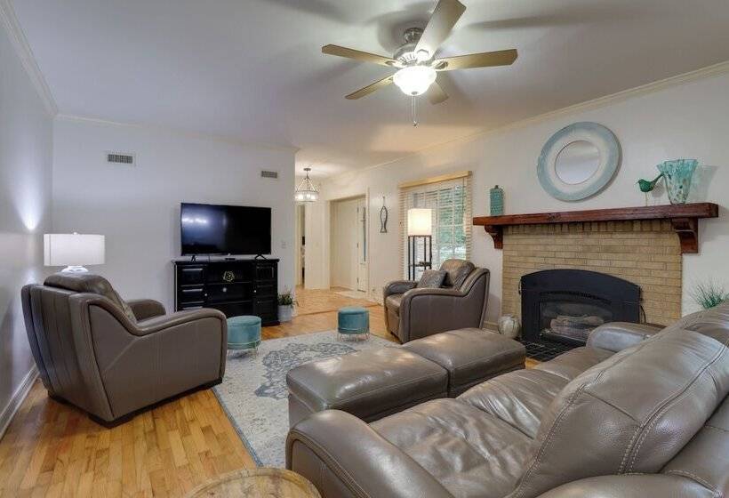 7 Mi To Lake Eucha: Home W/ Game Room In Jay!