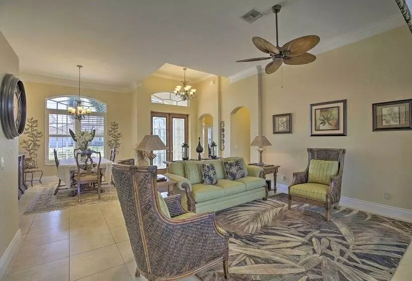 Waterfront Cape Coral Home W/ Private Dock & Lanai