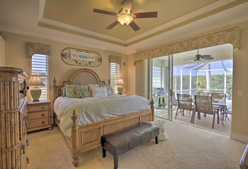 Waterfront Cape Coral Home W/ Private Dock & Lanai