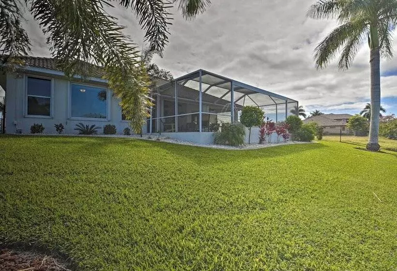 Waterfront Cape Coral Home W/ Private Dock & Lanai