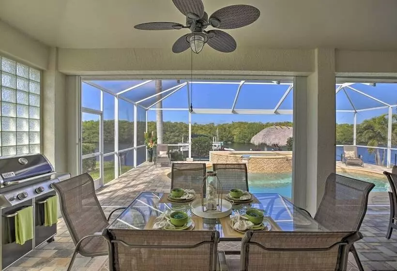 Waterfront Cape Coral Home W/ Private Dock & Lanai