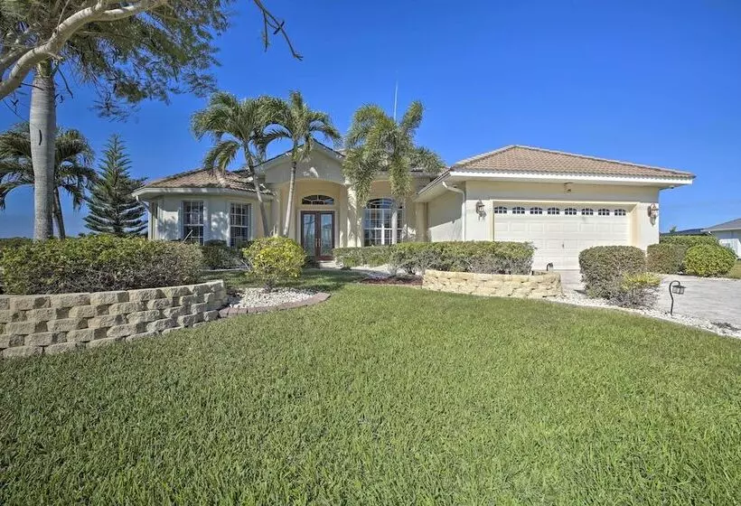 Waterfront Cape Coral Home W/ Private Dock & Lanai