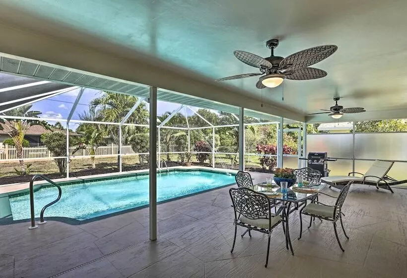 Breezy Cape Coral Oasis, Covered Lanai & Bbq
