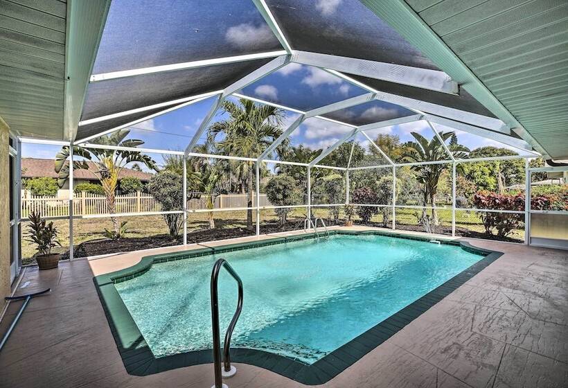 Breezy Cape Coral Oasis, Covered Lanai & Bbq