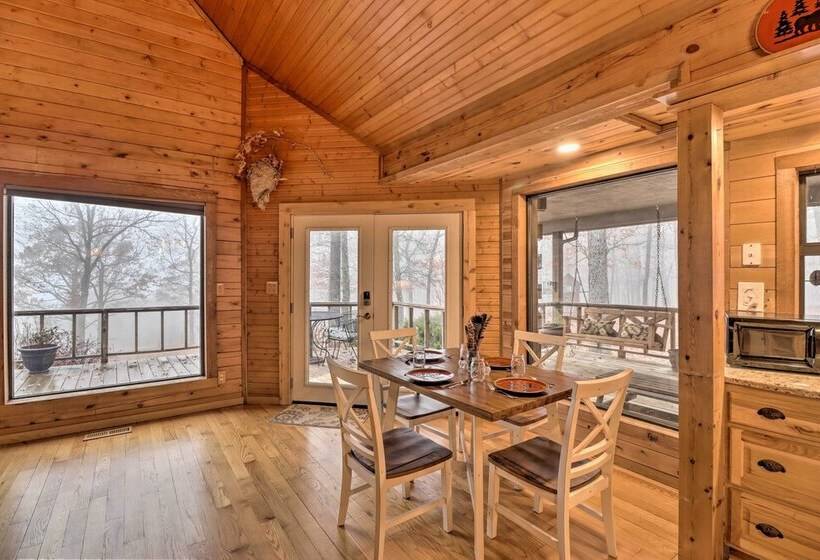 Charming Cabin W/ Hot Tub, Fire Pit & Views!