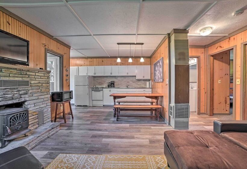 Comfy Burt Lake Abode   On Site Lake Access!