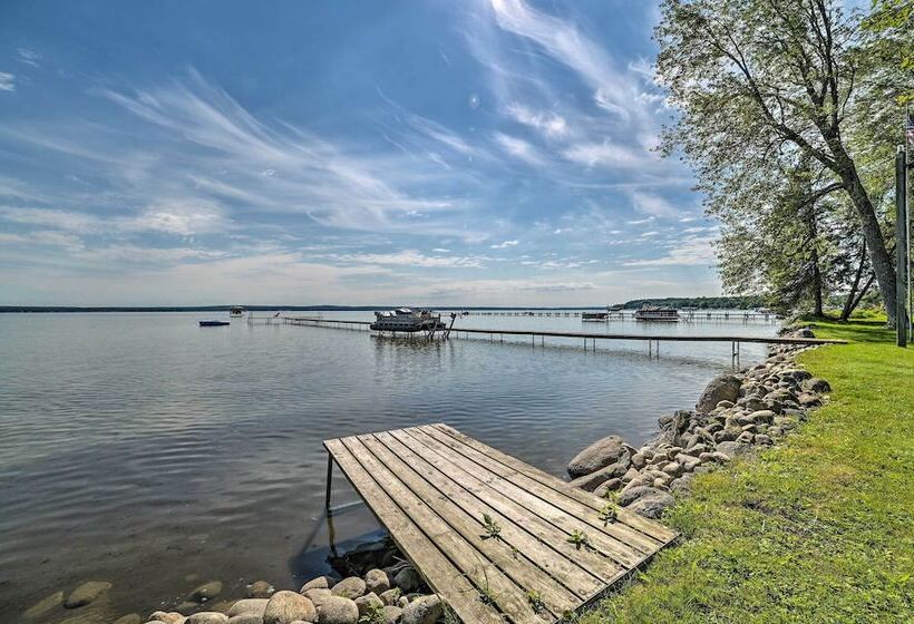 Comfy Burt Lake Abode   On Site Lake Access!