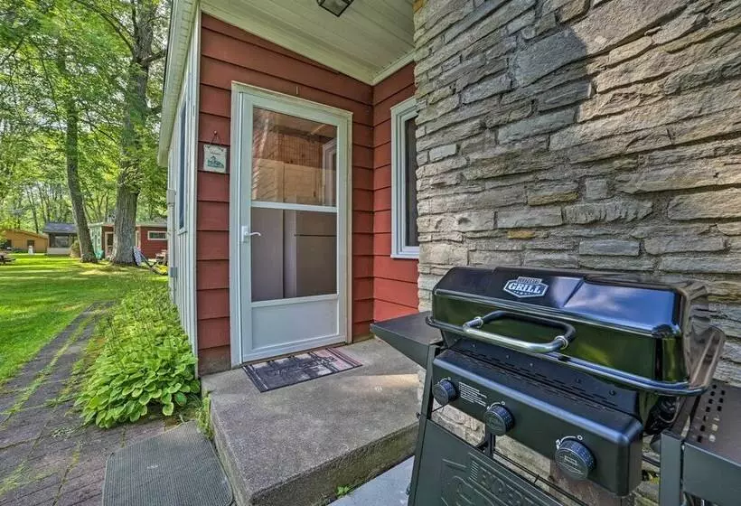 Comfy Burt Lake Abode   On Site Lake Access!