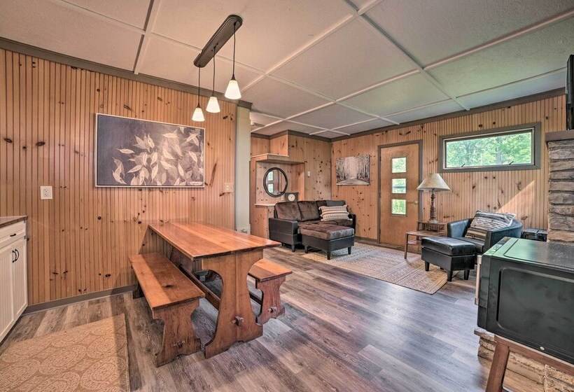 Comfy Burt Lake Abode   On Site Lake Access!