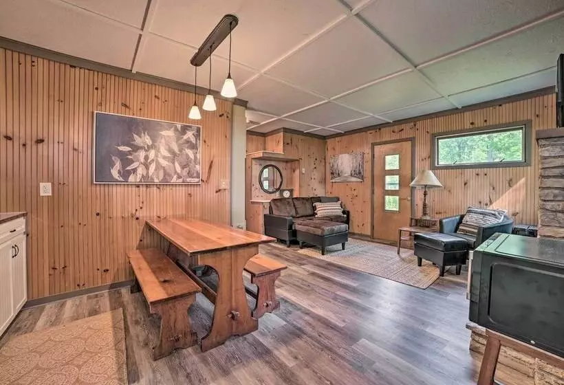 Comfy Burt Lake Abode   On Site Lake Access!