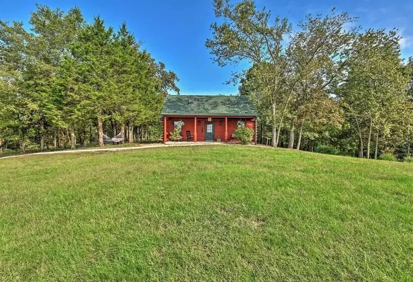 Hillside Cabin On 43 Acres W/ Private Lake & View!