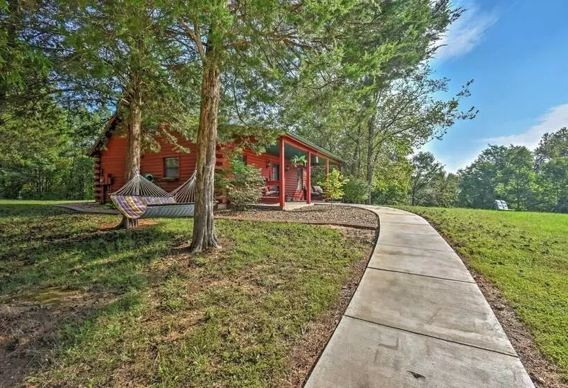 Hillside Cabin On 43 Acres W/ Private Lake & View!