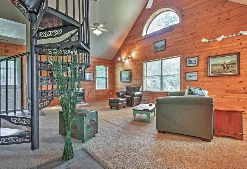 Hillside Cabin On 43 Acres W/ Private Lake & View!