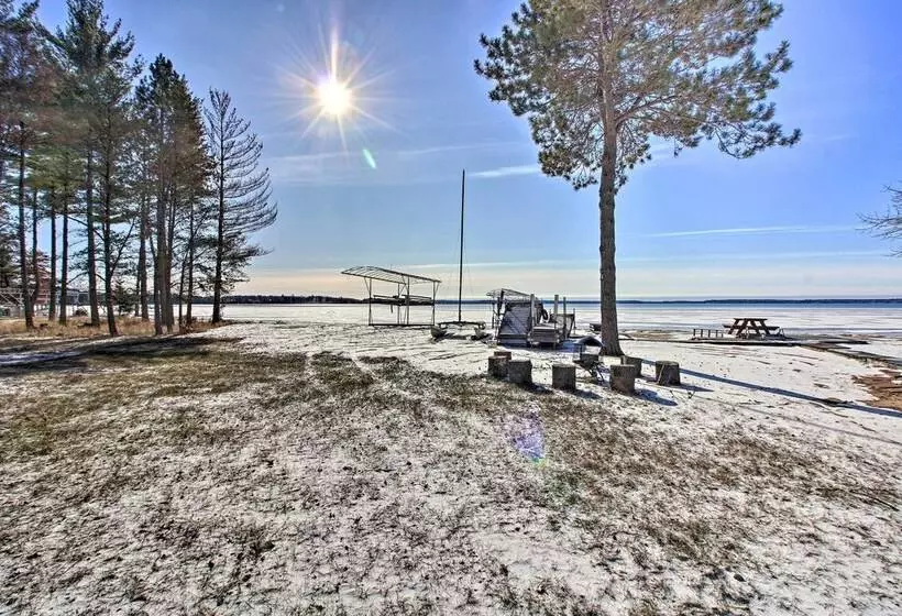Waterfront Whitefish Lake Home W/ Dock!