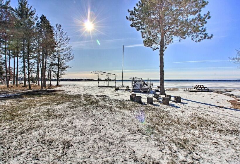 Waterfront Whitefish Lake Home W/ Dock!