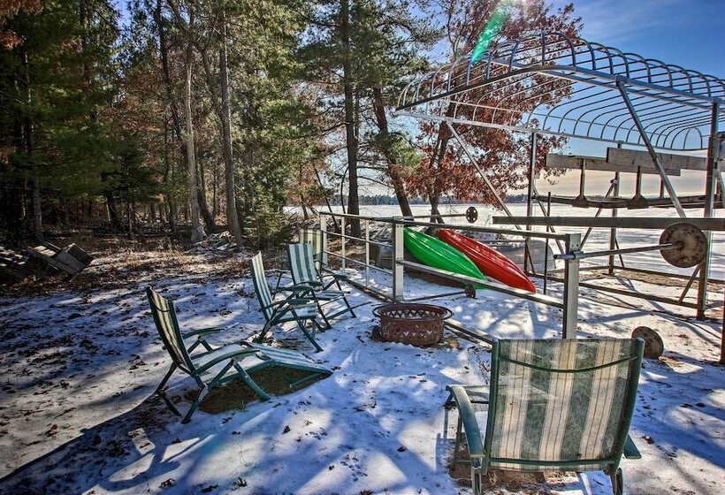 Waterfront Whitefish Lake Home W/ Dock!