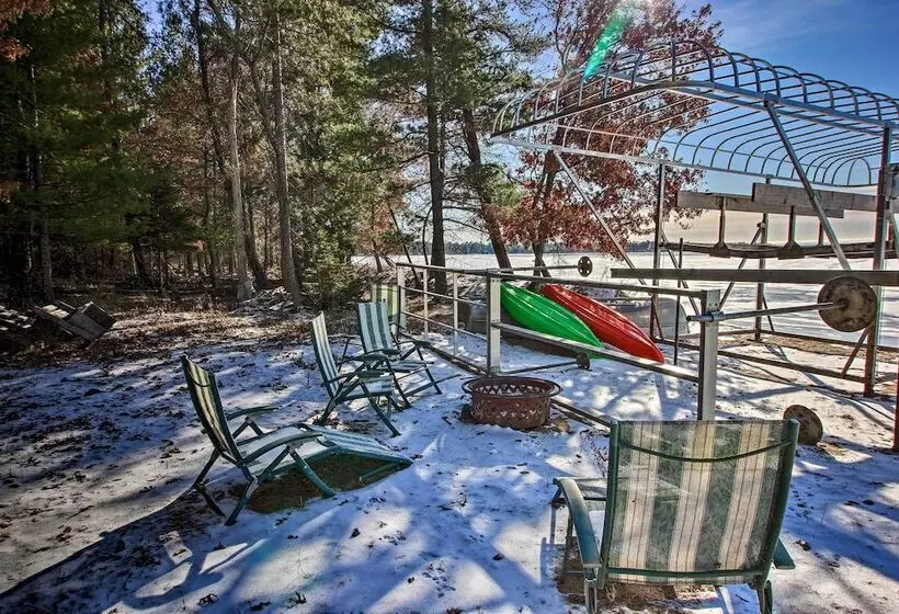 Waterfront Whitefish Lake Home W/ Dock!