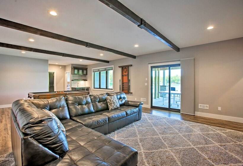 Waterfront Silver Lake Home W/ Private 40 Dock!