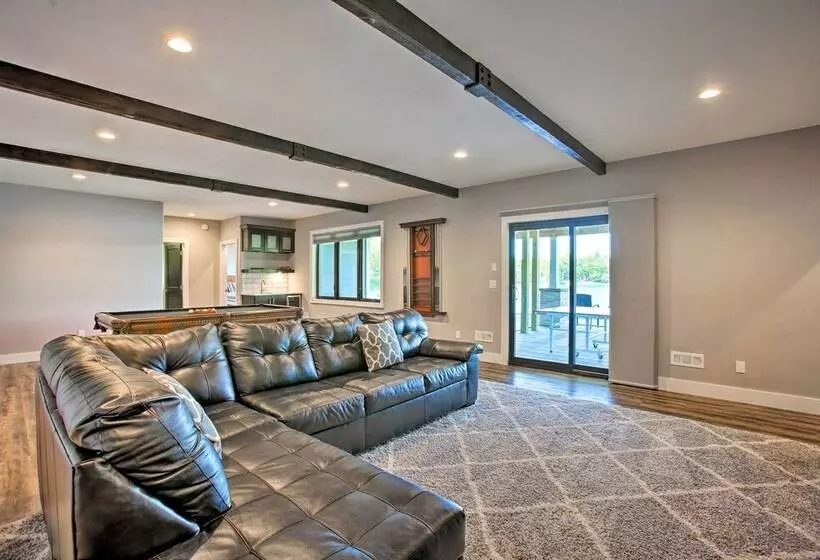 Waterfront Silver Lake Home W/ Private 40 Dock!