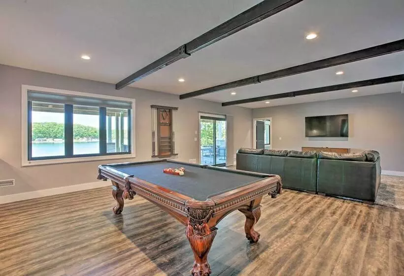 Waterfront Silver Lake Home W/ Private 40 Dock!