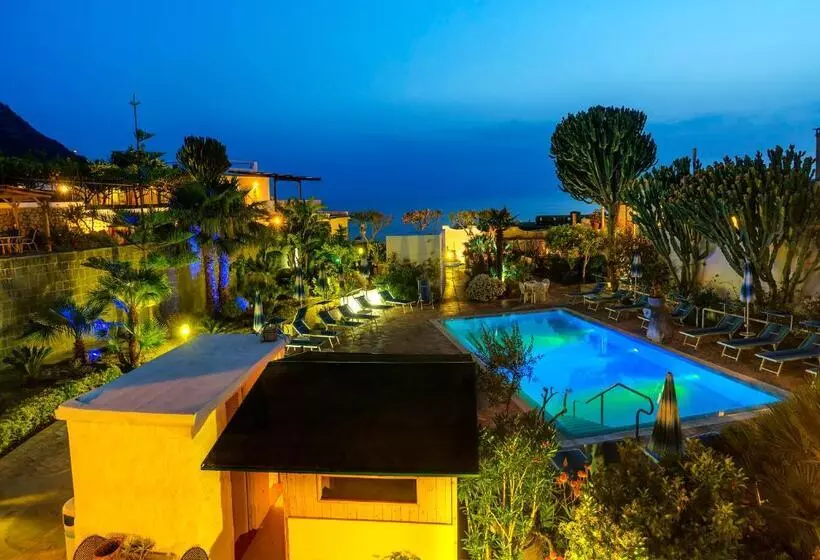 Room In B&b   Ischia, Forio With A Breathtaking View, Above The Poseidon Gardens For 5 People