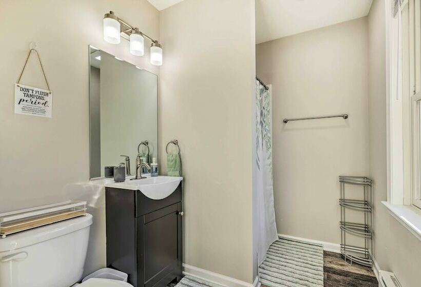 Charming Tobyhanna Home: Game Room, Fireplace