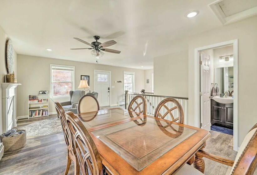 Charming Tobyhanna Home: Game Room, Fireplace