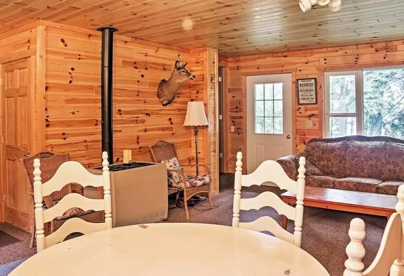 Gould City Lakefront Hideaway W/ Dock & Rowboat!