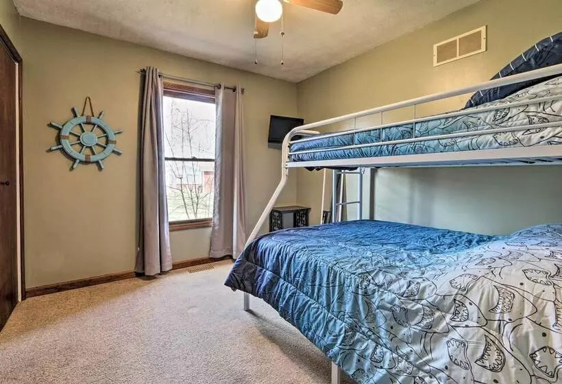 All Season Indian Lake Home W/ Covered Deck!