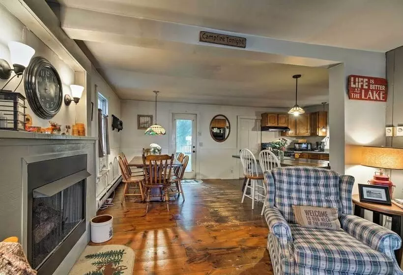 Northville Lakefront Escape W/ Deck: Walk To Lake