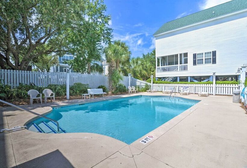 Steps To Pool & Ocean: Surfside Beach Home Base!